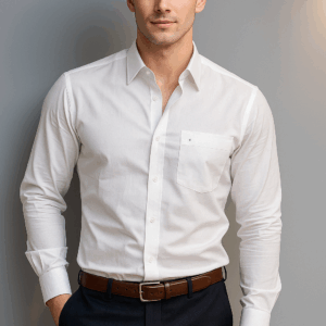 Action Style Premium White Shirt